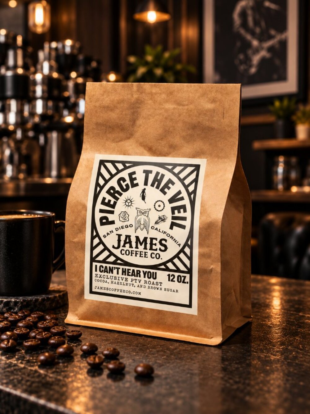 PIERCE THE VEIL x JAMES COFFEE CO. I Can't Hear You 12. OZ Coffee